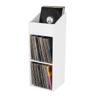 Casier de rangement 330 vinyles finition noir