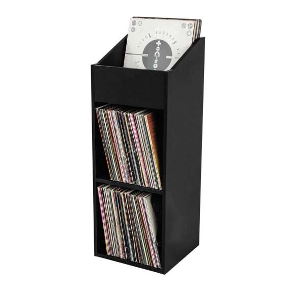 RECORD BOX 330 BLACK - Casier de Rangement 330 Vinyles Finition Noir