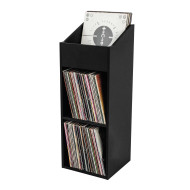 Casier de rangement 330 vinyles finition noir