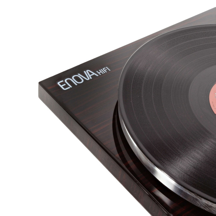 Platine vinyle hifi USB/Bluetooth - finition bois brillant