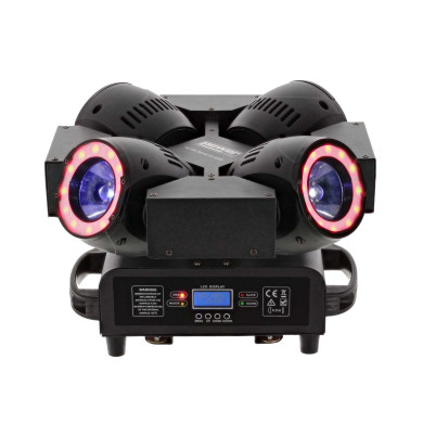 4 Lyres Beam 50W avec anneau