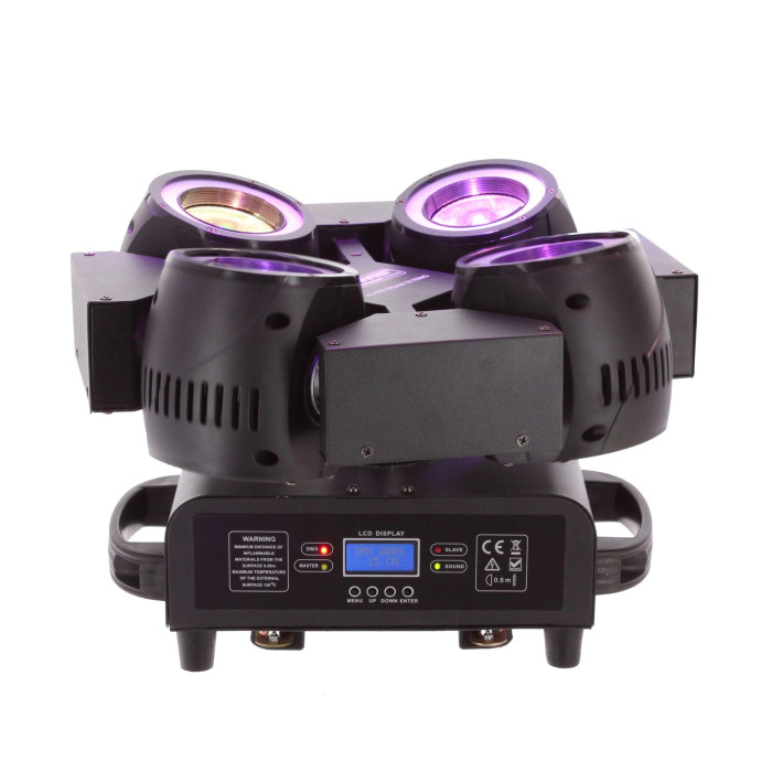 4 Lyres Beam 50W avec anneau