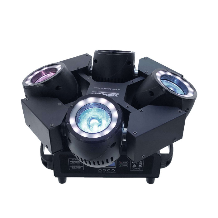 4 Lyres Beam 50W avec anneau