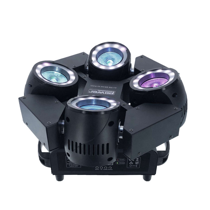 4 Lyres Beam 50W avec anneau