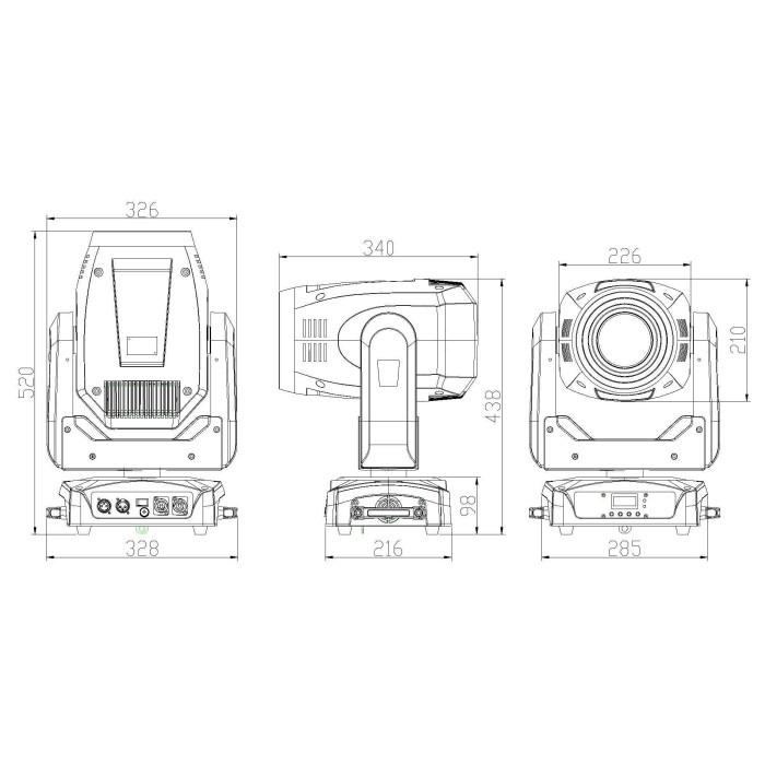 Lyre hybride 200W SBW