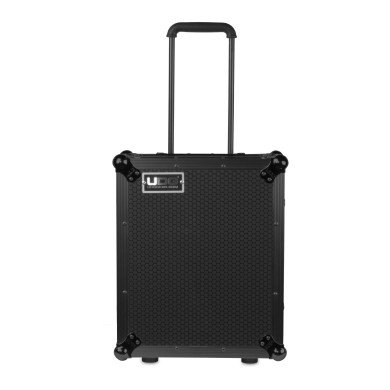 Flight-case black MK2 avec trolley pour platine vinyle