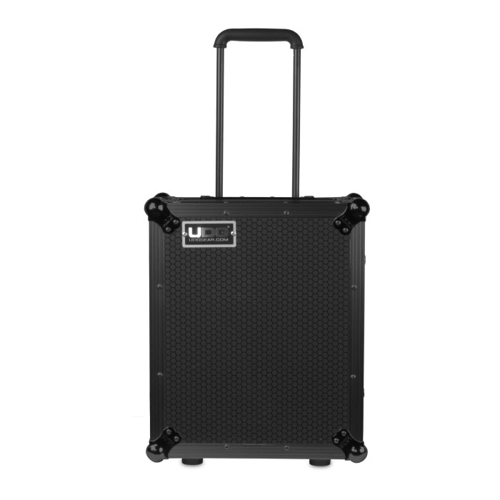 Flight-case black MK2 avec trolley pour platine vinyle
