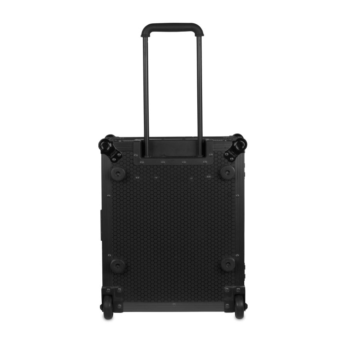 Flight-case black MK2 avec trolley pour platine vinyle