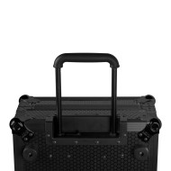 Flight-case black MK2 avec trolley pour platine vinyle