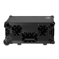 Flight-case black MK2 avec trolley pour platine vinyle
