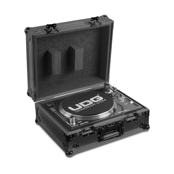 Flight-case black MK2 pour platine vinyle