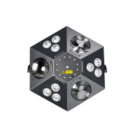 Jeux de lumiere 4-en-1 : Wash, Flower, Strobe, Laser 2-in-1