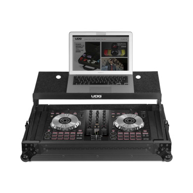 UDG Ultimate Flight Case Multi Format XL Black MK3 Plus (Laptop Shelf)
