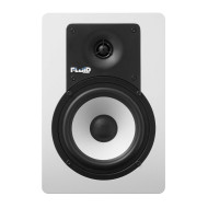 Enceinte monitoring 5 pouces Bluetooth blanche - paire