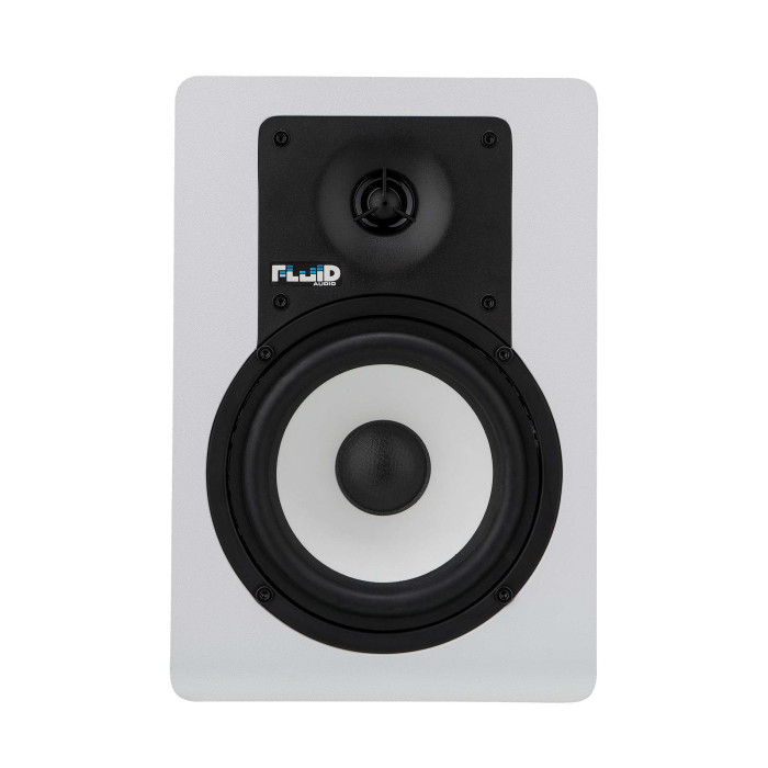 Enceinte monitoring 5 pouces Bluetooth blanche - paire