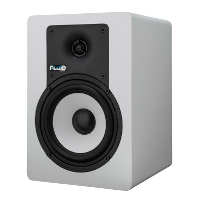 Enceinte monitoring 5 pouces Bluetooth blanche - paire