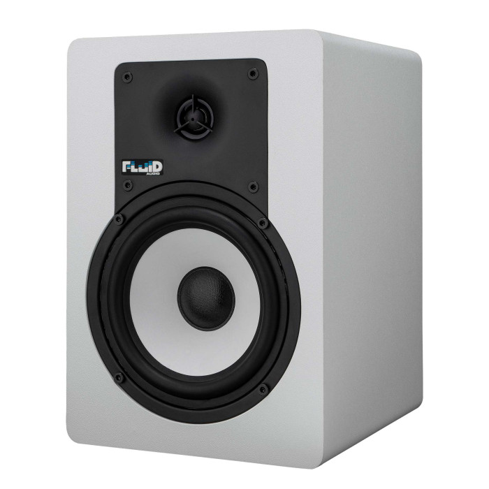 Enceinte monitoring 5 pouces Bluetooth blanche - paire
