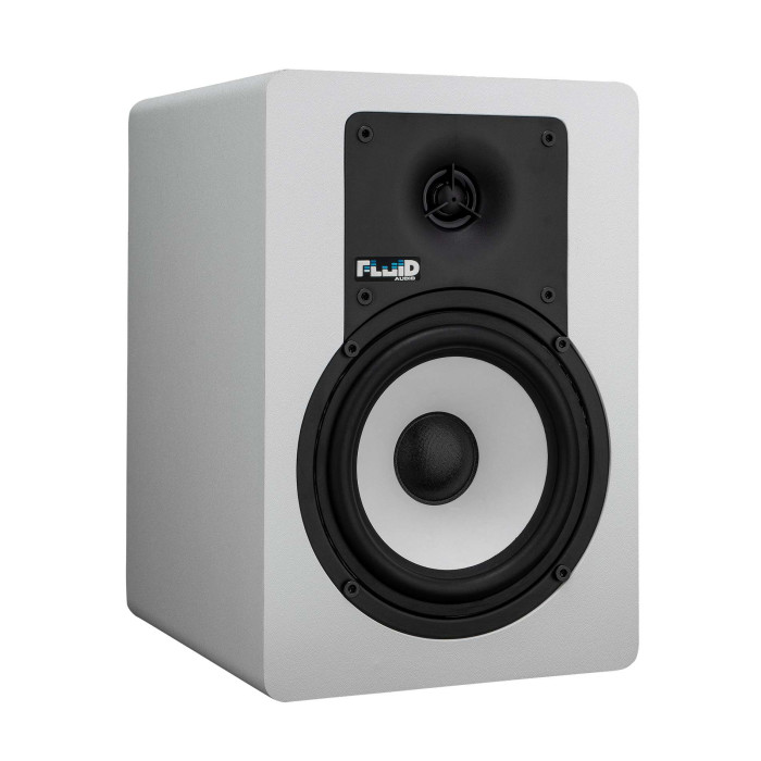 Enceinte monitoring 5 pouces Bluetooth blanche - paire