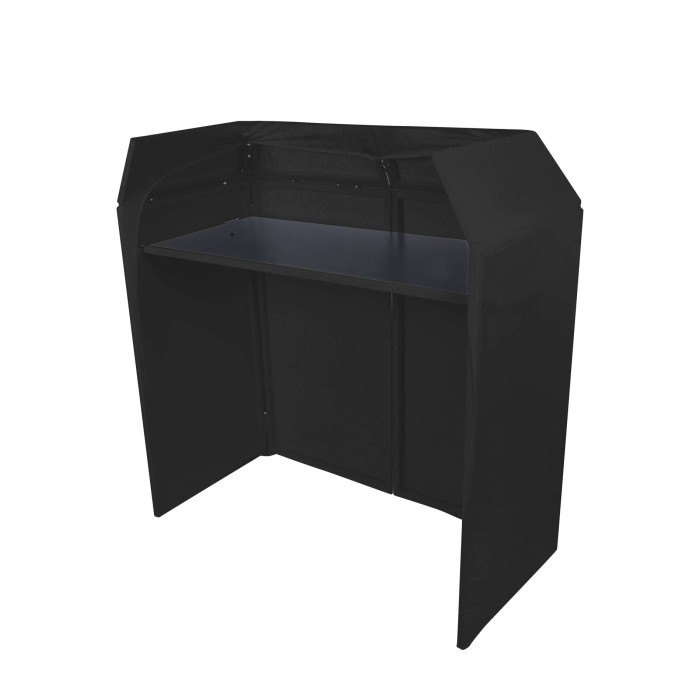 Stand DJ avec lycra noir
