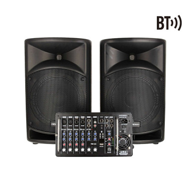 Système amplifié avec mixer 500W RMS