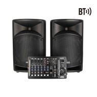 Système amplifié avec mixer 500W RMS