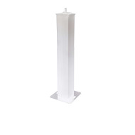 Totem avec lycra blanc