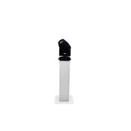 Totem avec lycra blanc