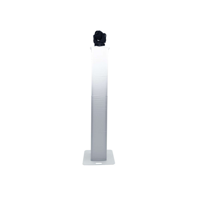 Totem avec lycra blanc
