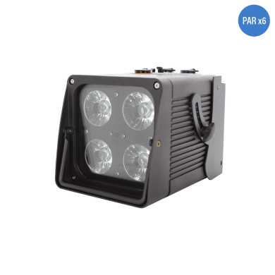 Pack flight case et 6 projecteurs MOVECOLOR IP65