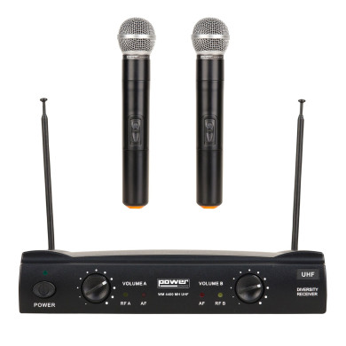 Double micros main UHF – Freq 823-826.5 MHZ