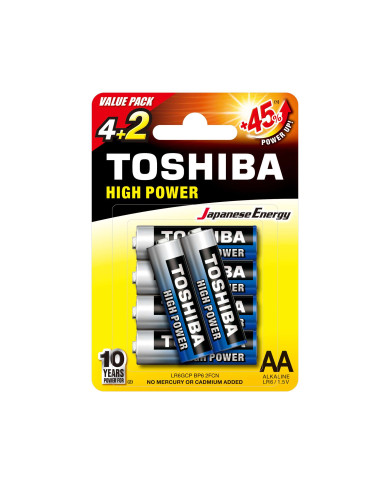 Piles LR6 - Pack de 6
