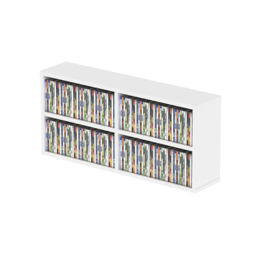Casier de rangement 180 CD finition noir