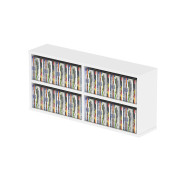 Casier de rangement 180 CD finition noir