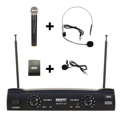 Double micros main UHF - Freq 825-828.5 MHZ