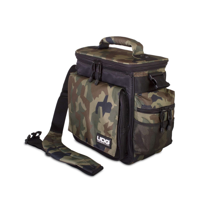 Sac slingbag à zip noir