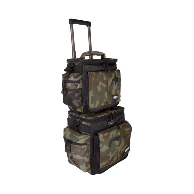 UDG Ultimate SlingBag Trolley Set DeLuxe Black Camo Orange