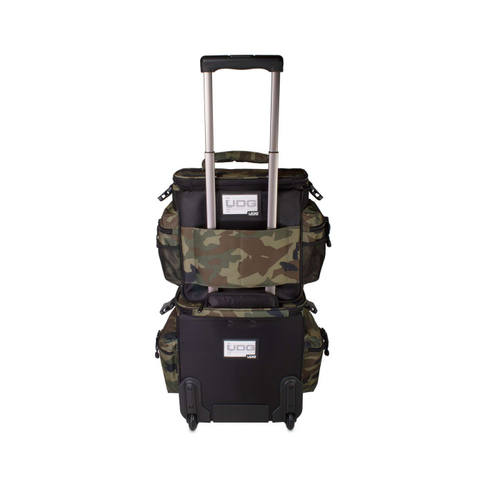 UDG Ultimate SlingBag Trolley Set DeLuxe Black Camo Orange