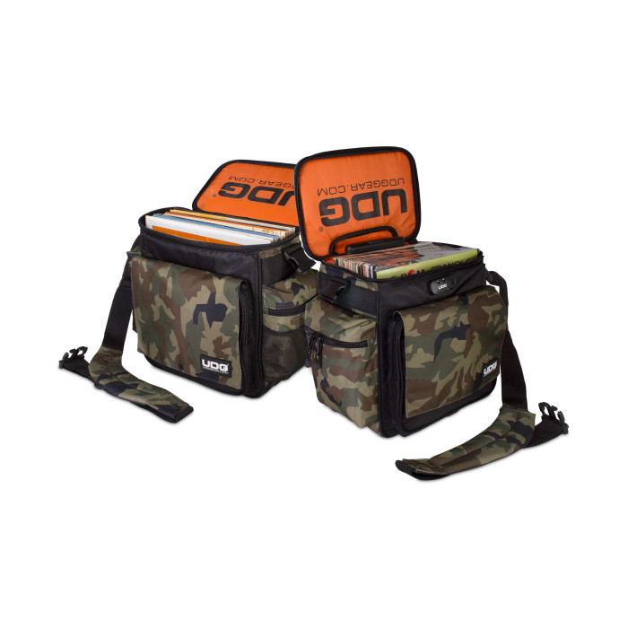 UDG Ultimate SlingBag Trolley Set DeLuxe Black Camo Orange