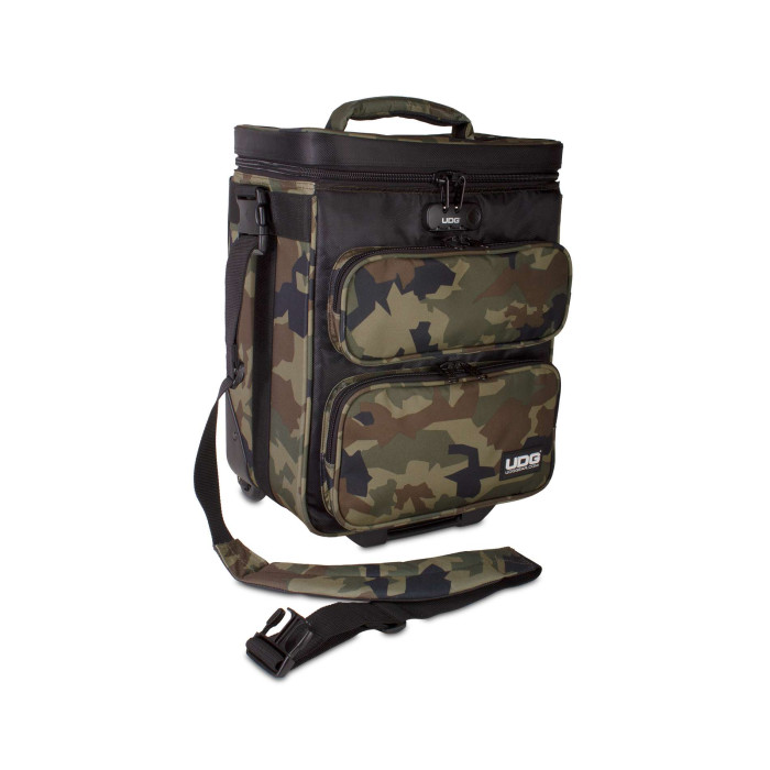 UDG Ultimate DIGI Trolley To Go Black Camo Orange