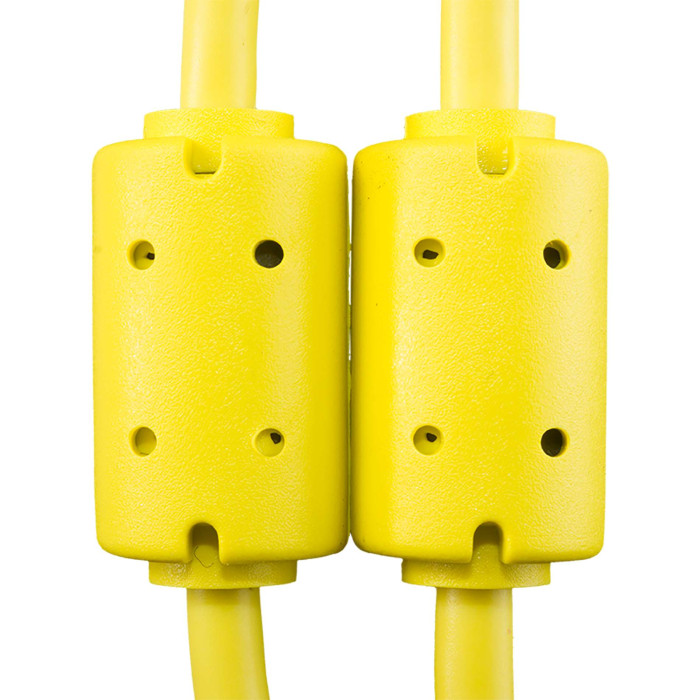 Cable UDG USB 2.0 A-B jaune droit 3m
