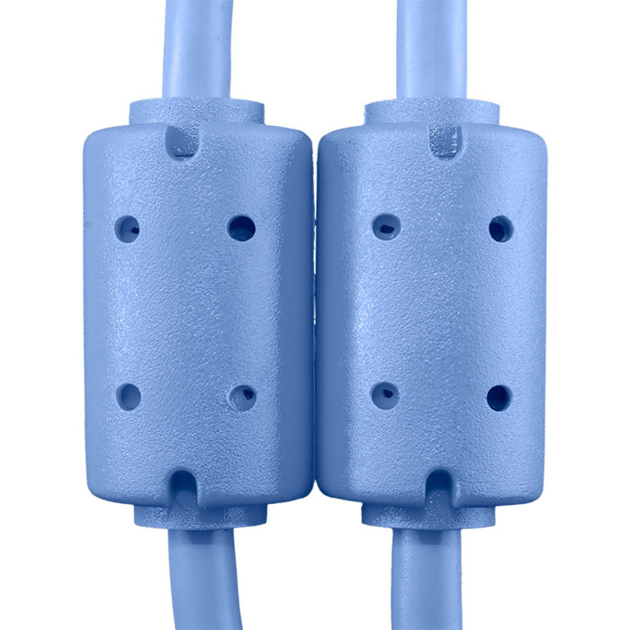 Cable UDG USB 2.0 A-B bleu droit 3m
