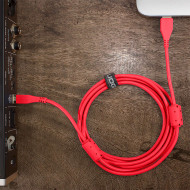 Cable UDG USB 2.0 a-b rouge droit 3m