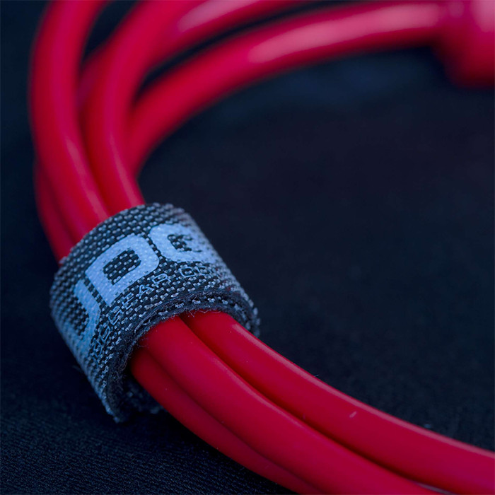 cable udg usb 2.0 a-b rouge coudé 1m