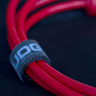 cable udg usb 2.0 a-b rouge coudé 1m