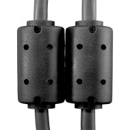 cable udg usb 2.0 a-b noir coudé 3m
