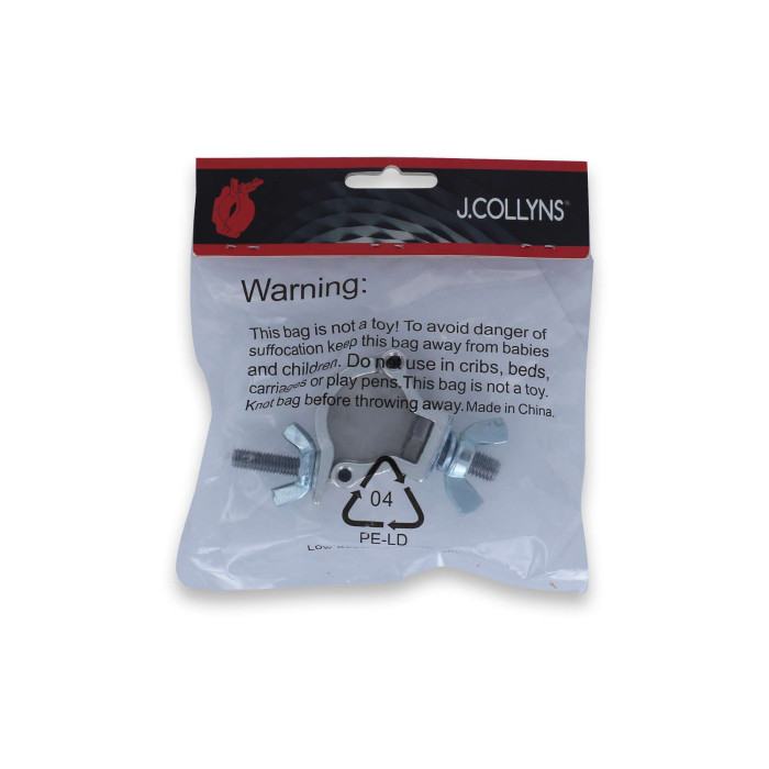 Crochet 32-35mm  Charge max 75KG - Finition Silver
