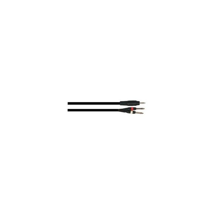 Câble 3m - MINI JACK STEREO Mâle - JACK MONO Mâle