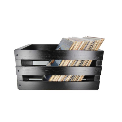 CAISSE STOCKAGE 120 LP - FINITION NOIRE