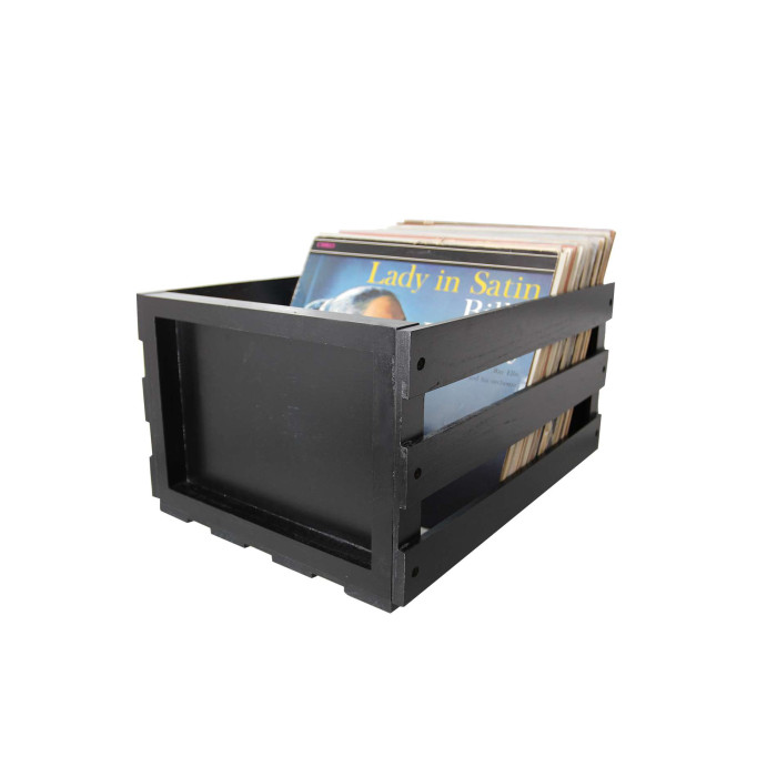 CAISSE STOCKAGE 120 LP - FINITION NOIRE