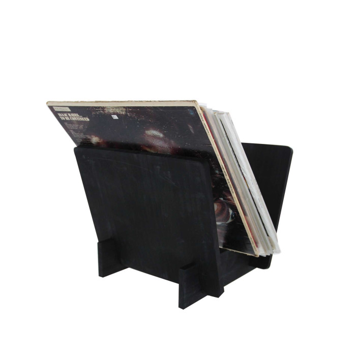 SUPPORT VINYLE 25 LP - FINITION NOIRE